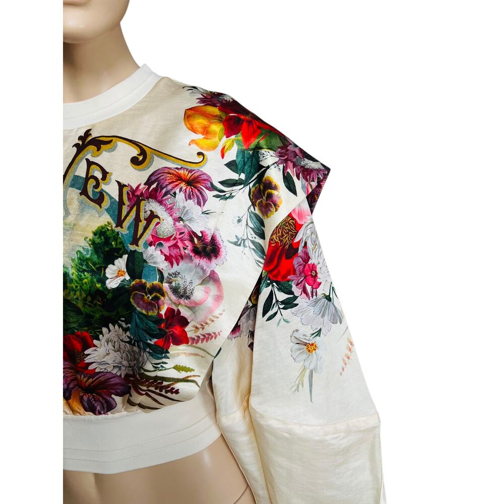 Zimmermann Clothing Ready to Wear Wonderland Billow Top S Bouquet Garden Floral - Picture 10 of 15